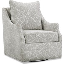 abington gray accent chair   