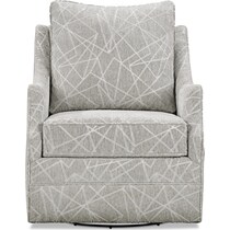 abington gray accent chair   