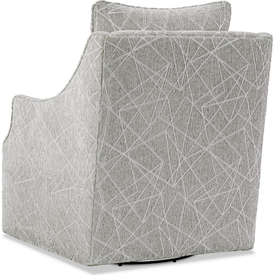 abington gray accent chair   