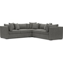 abington gray sectional   