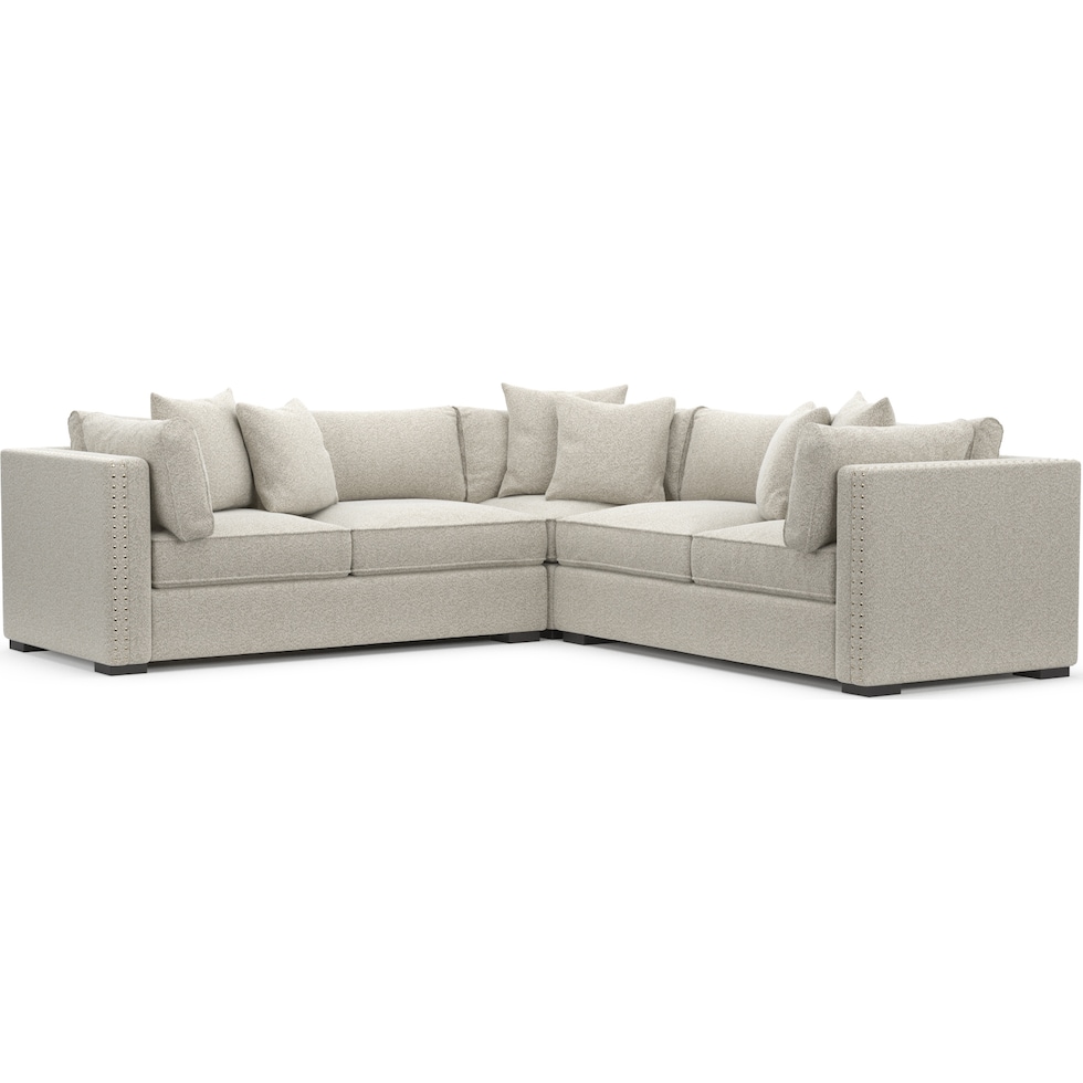 abington gray sectional   