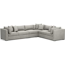 abington gray sectional   