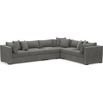 abington gray sectional   