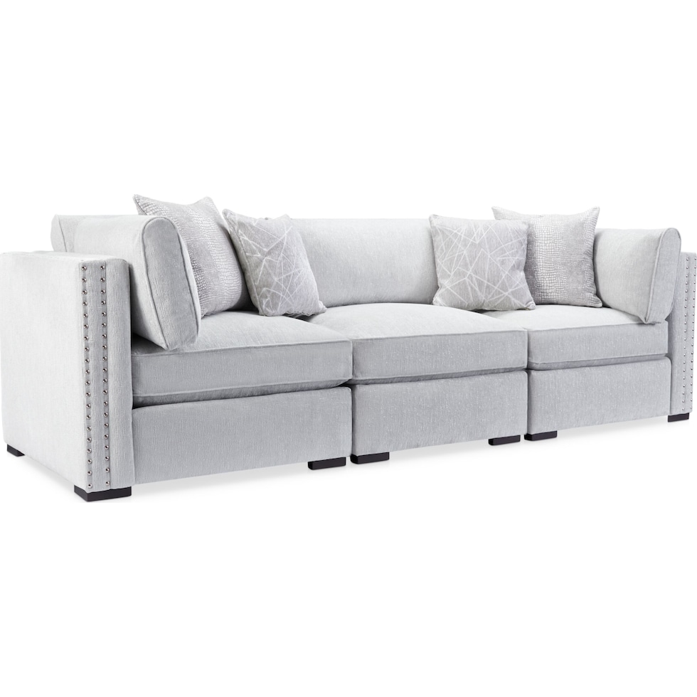 abington gray sofa   