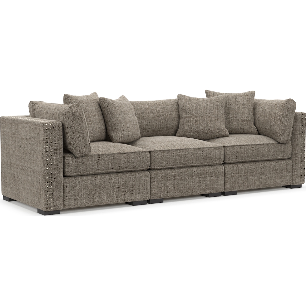 abington gray sofa   