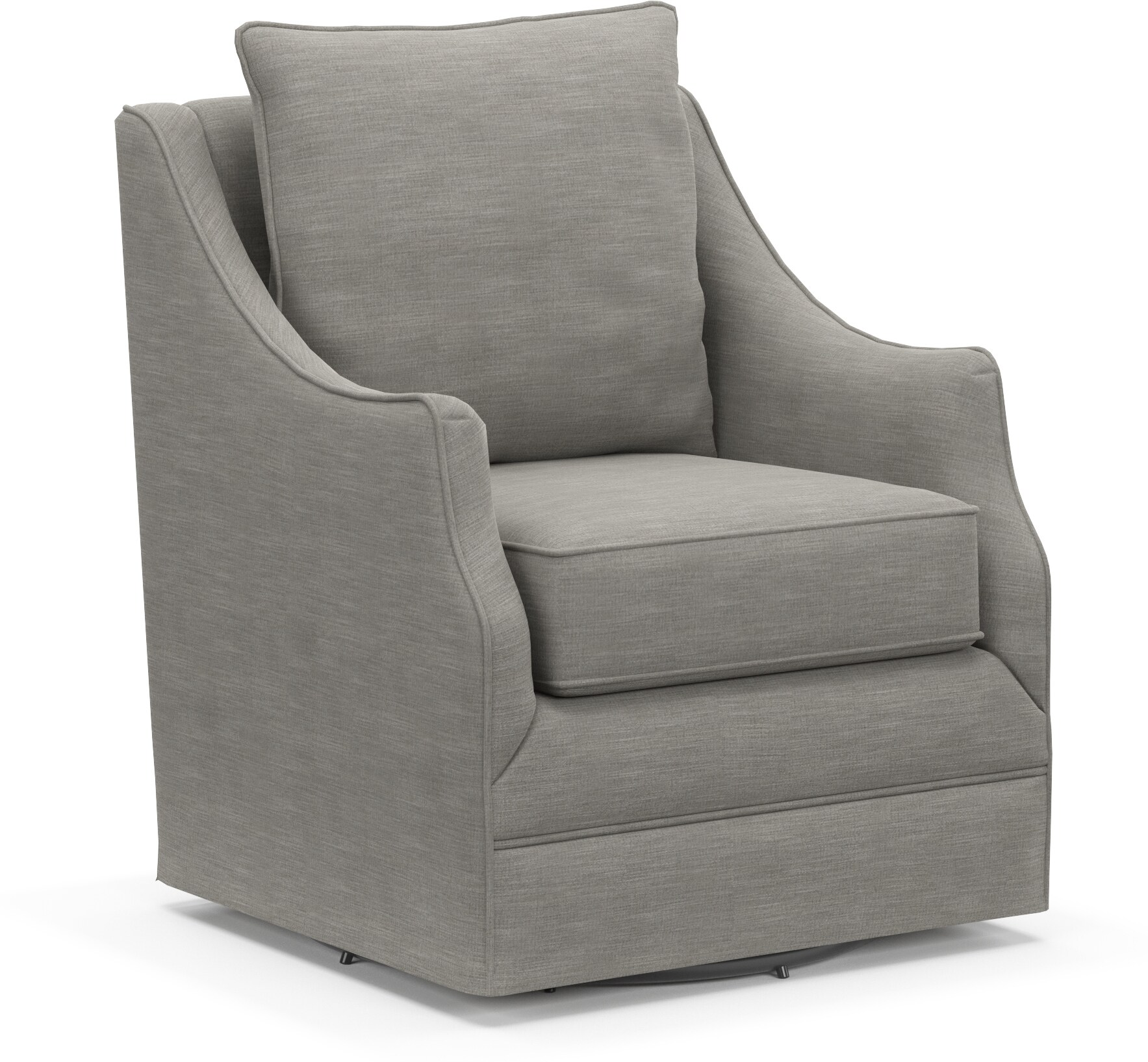 Mara Accent Swivel Chair Victory Smoke American Signature Furniture