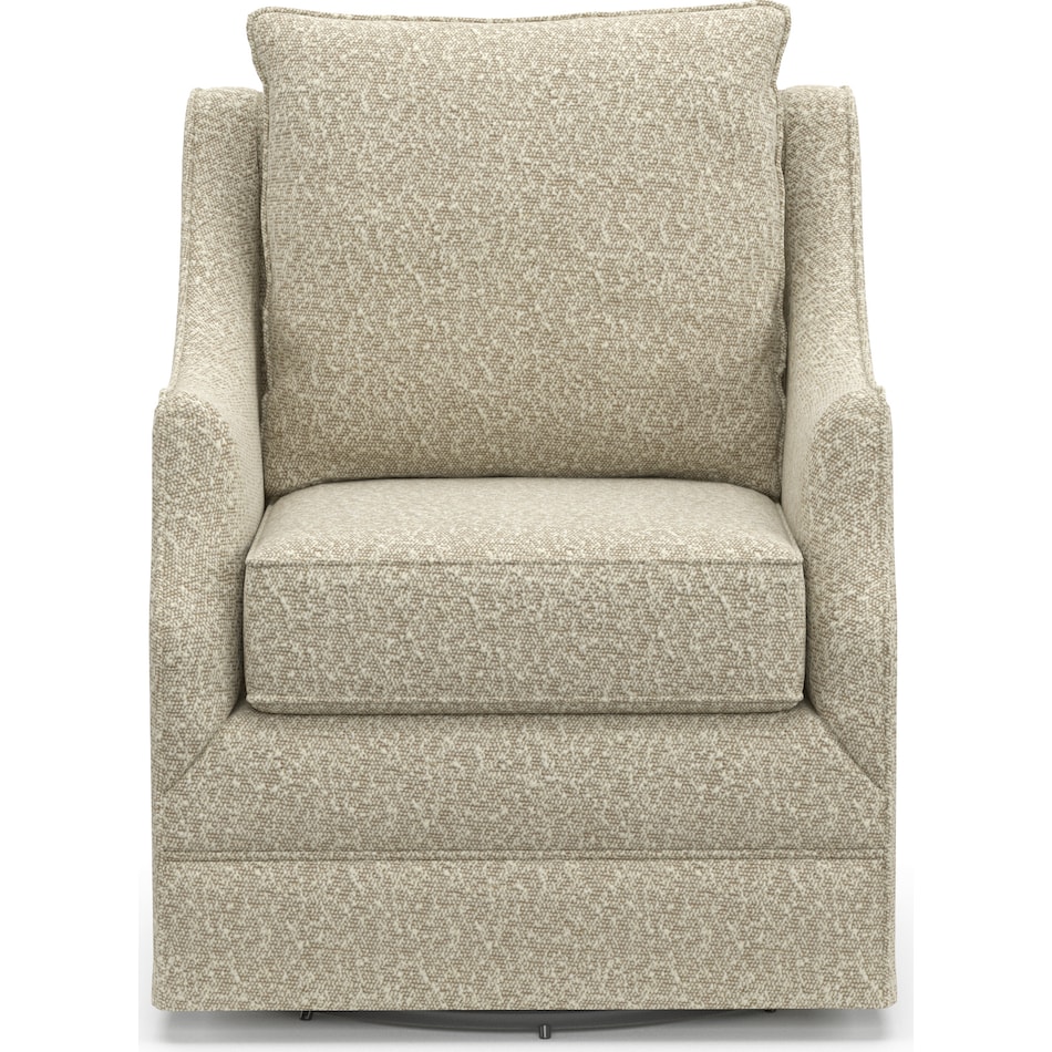 abington gray swivel chair   
