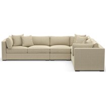 abington light brown  pc sectional   