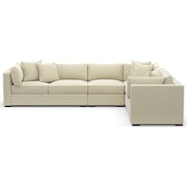abington light brown  pc sectional   