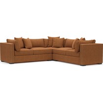 abington orange sectional   