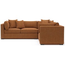 abington orange sectional   