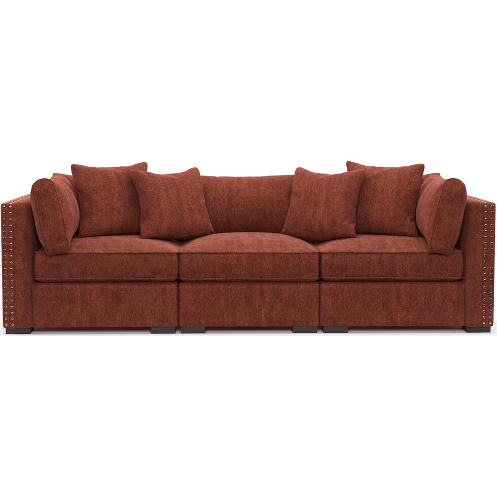 abington orange sofa   