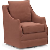 abington pink swivel chair   