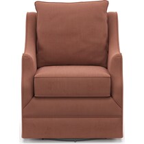 abington pink swivel chair   