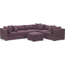 abington purple  pc living room   