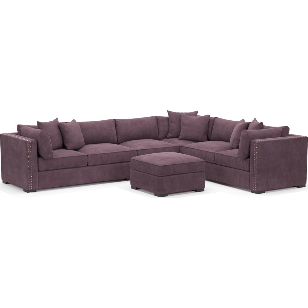 abington purple  pc living room   