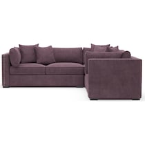 abington purple sectional   