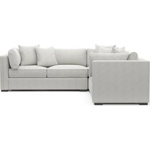 abington white sectional   