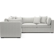 abington white sectional   