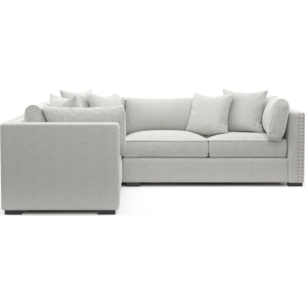 abington white sectional   