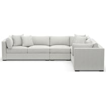 abington white sectional   