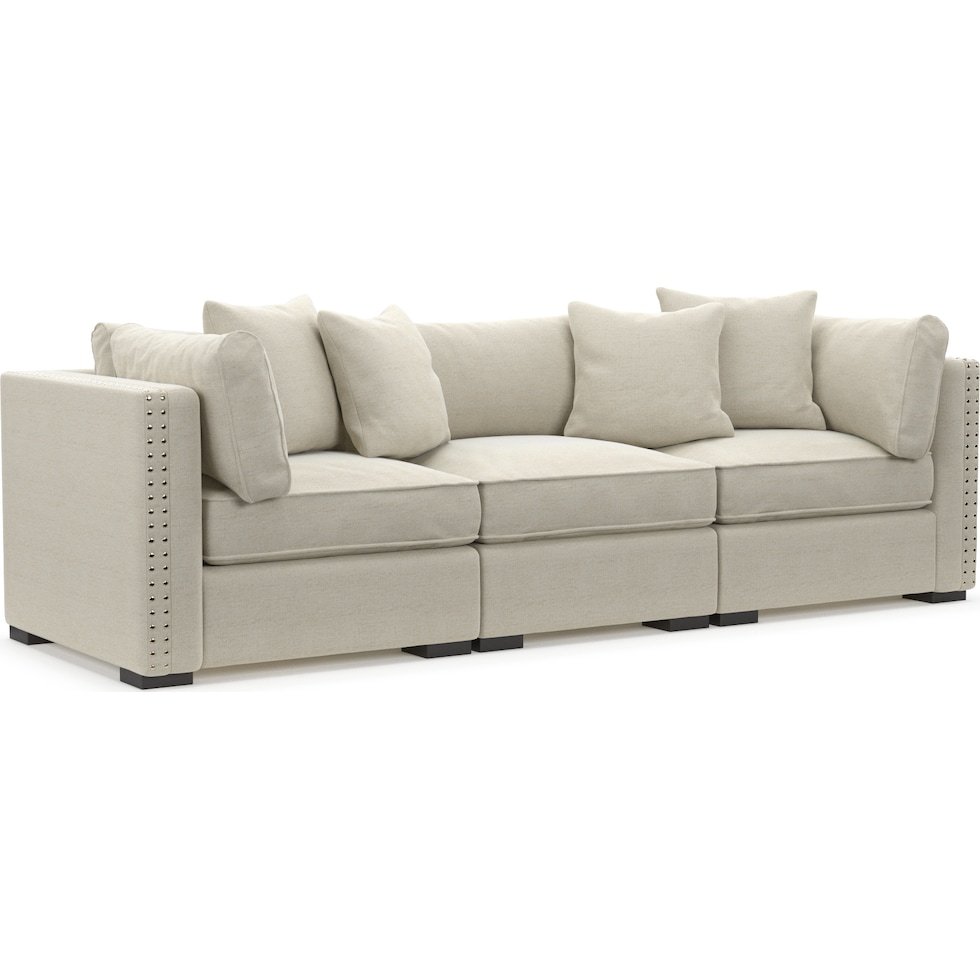 abington white sofa   