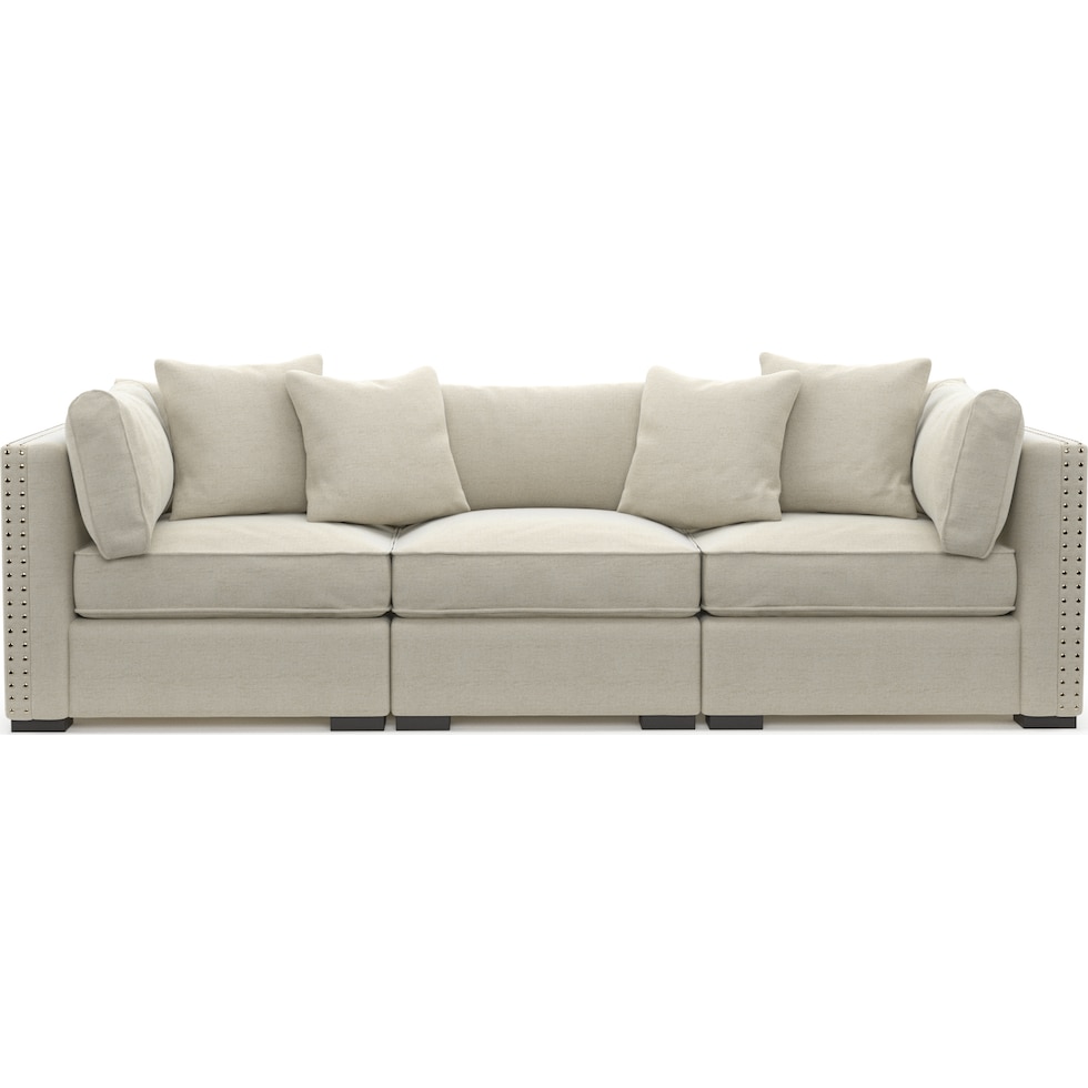 abington white sofa   