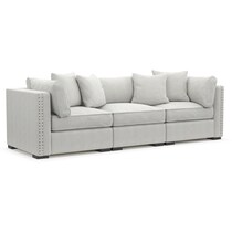abington white sofa   