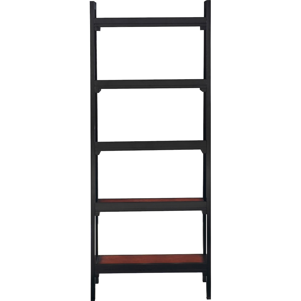 abner black bookcase   