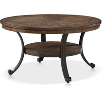 acela dark brown coffee table   