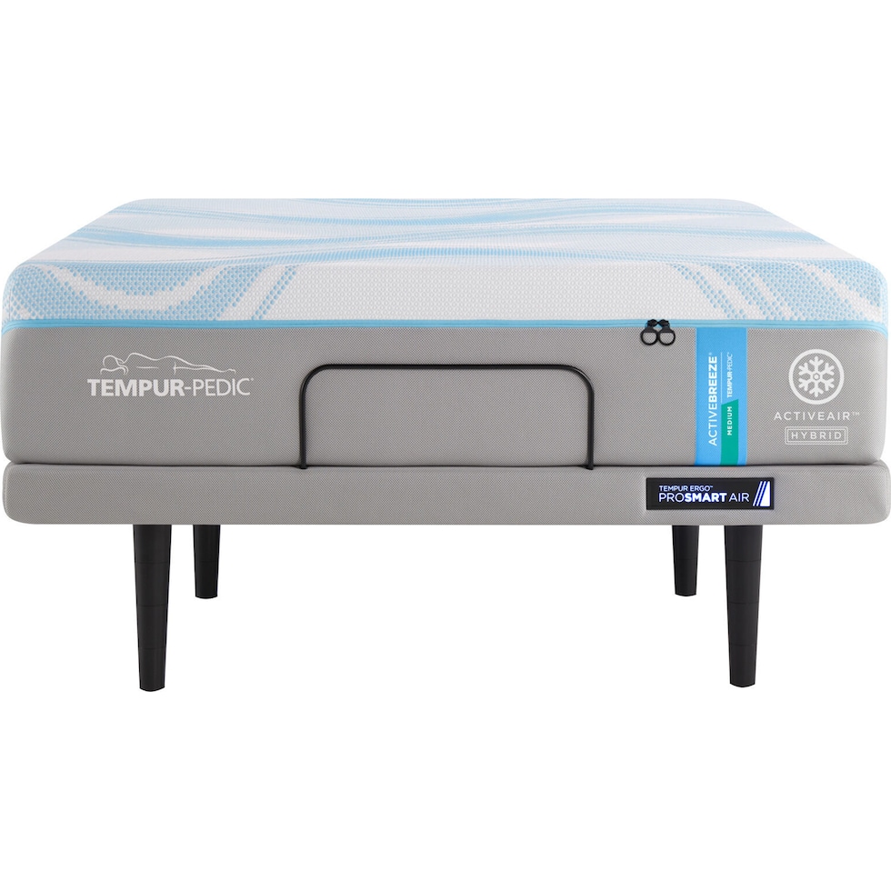 activebreeze white twin xl mattress foundation set   