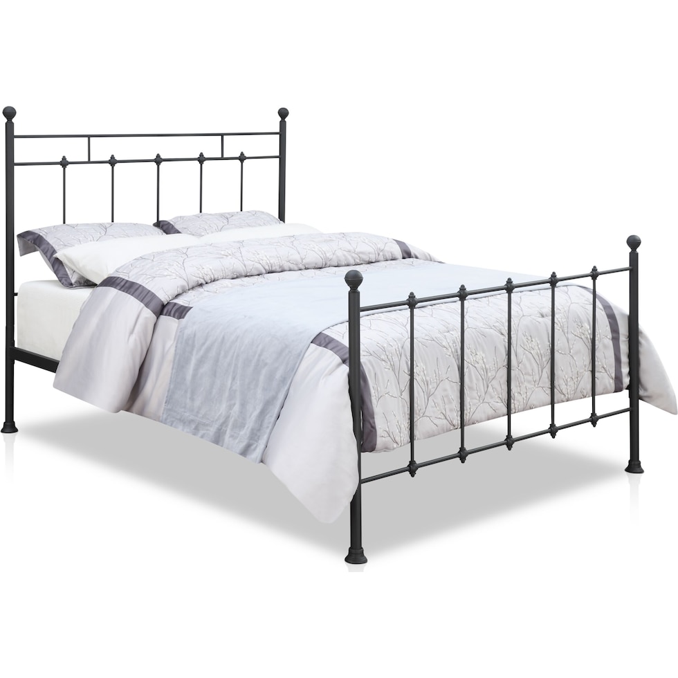 ada black king bed   