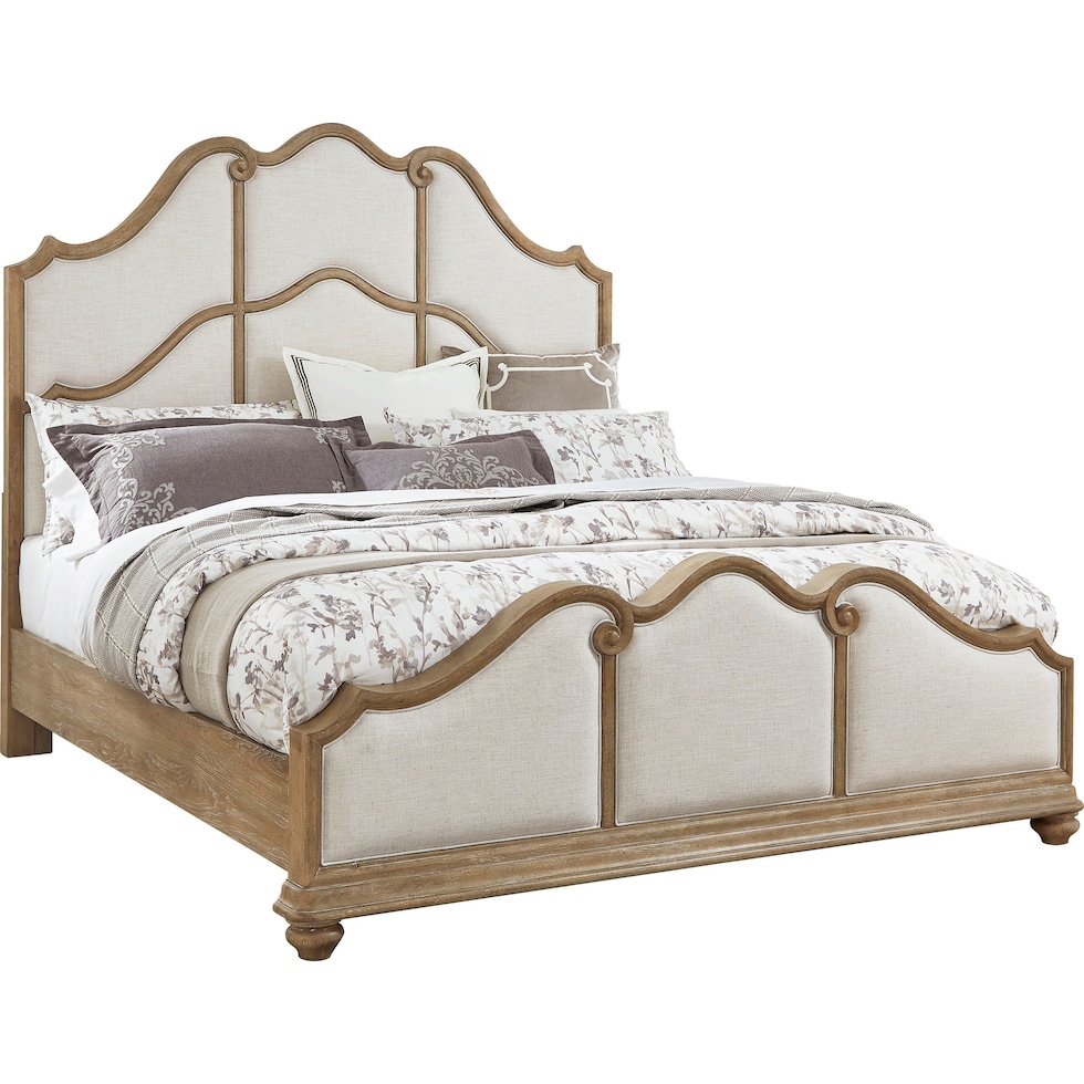 adalee neutral queen bed   