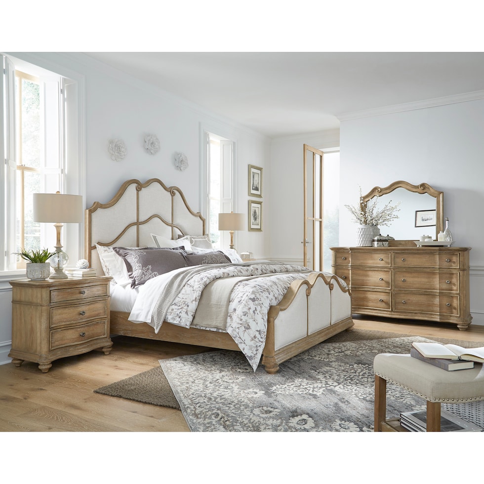 adalee neutral queen bed   