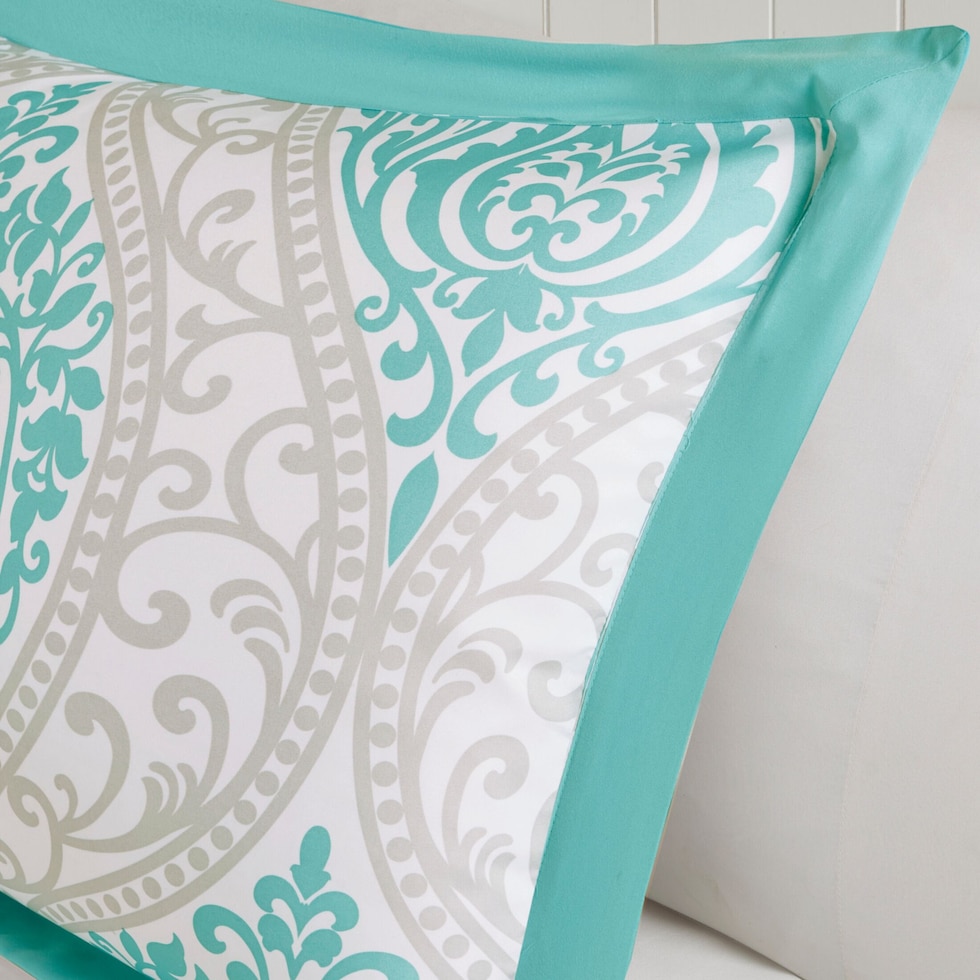 adalynn blue twin bedding set   