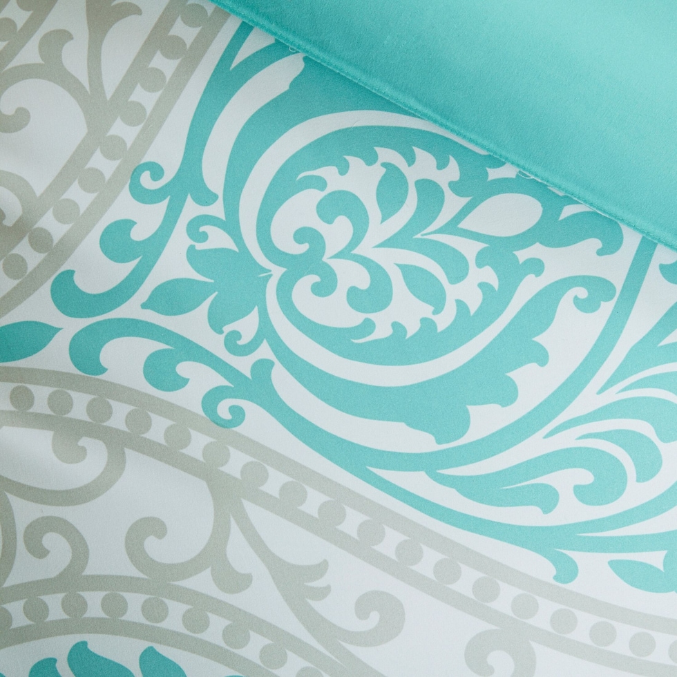adalynn blue twin bedding set   