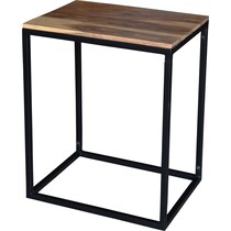 adam black end table   