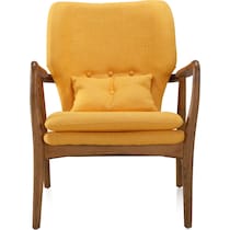adams gold accent chair   
