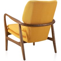 adams gold accent chair   