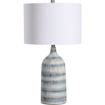 adaora blue table lamp   