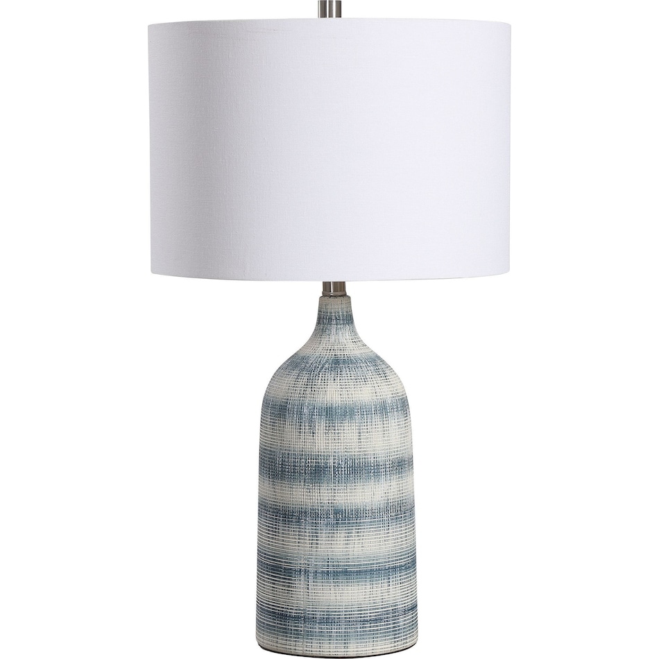 adaora blue table lamp   