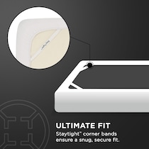 adapt  white king mattress protector   