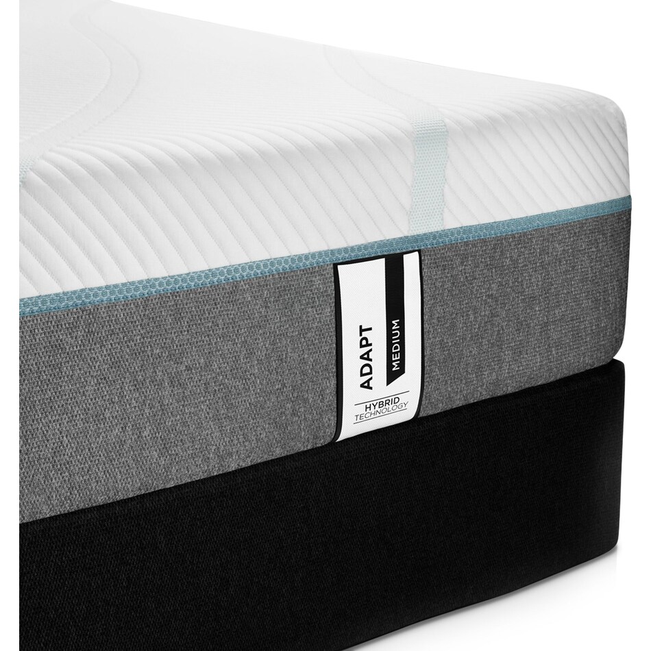adapt white twin xl mattress foundation set   