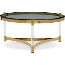 adeline gold coffee table   