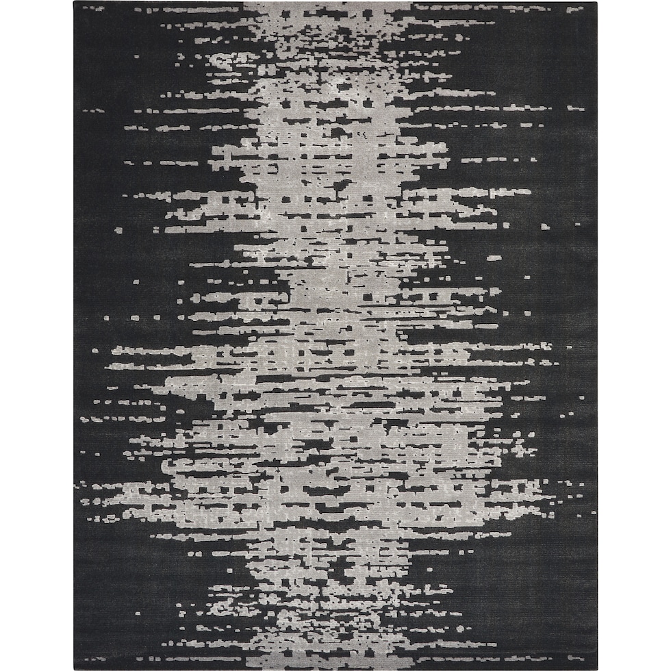 adella black area rug  x    