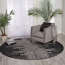 adella black rug   