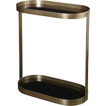 adia black accent table   