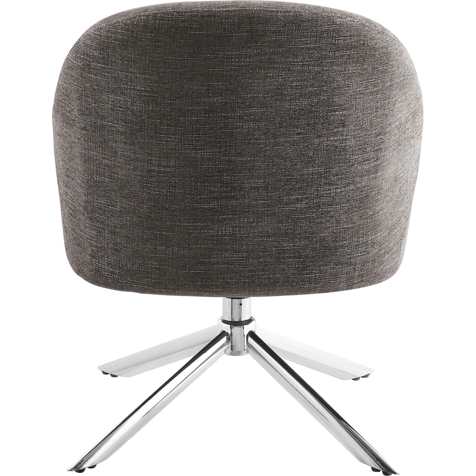 adler gray accent chair   