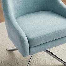 adler green accent chair   
