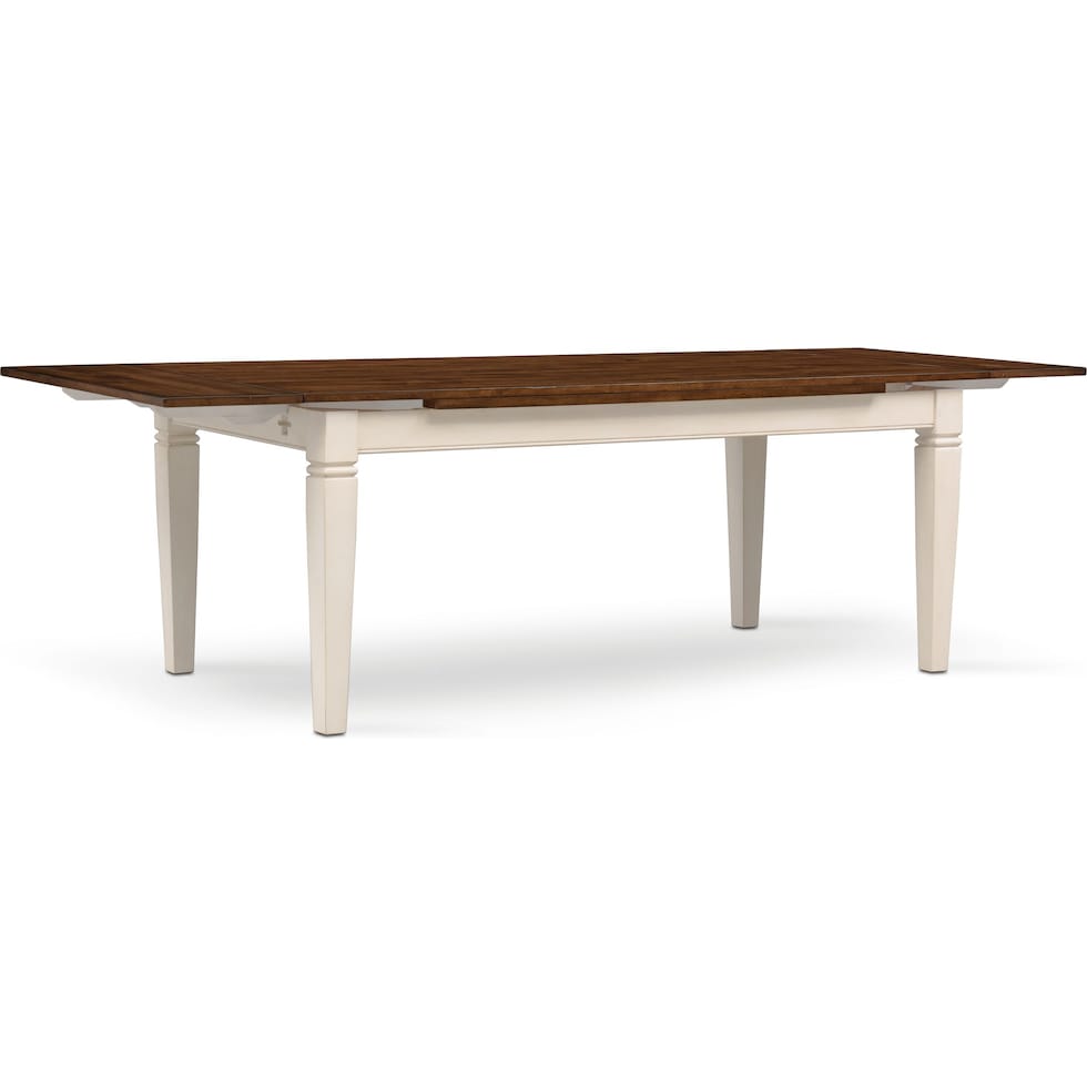 adler white dining table   